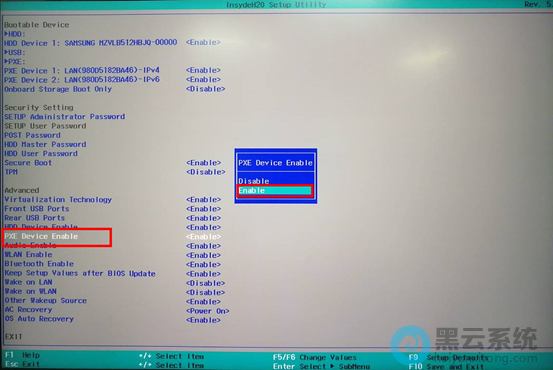 ����PXE�豸����
