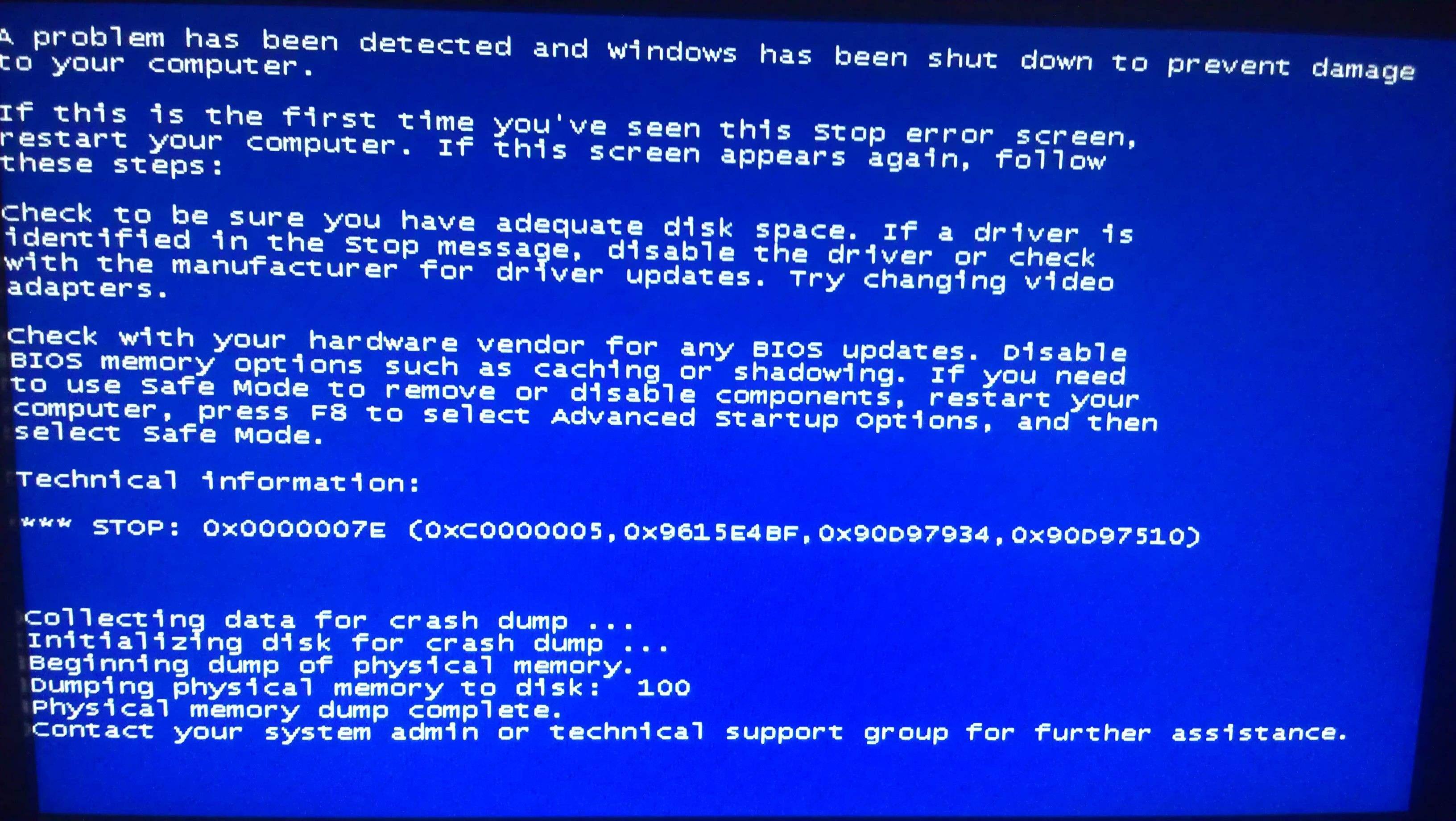�����¼�����BlueScreen��ô�����