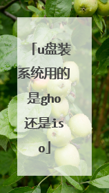 u��װϵͳ�õ���gho����iso