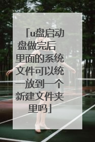 u������������� �����ϵͳ�ļ�����ͳһ�ŵ�һ���½��ļ�������