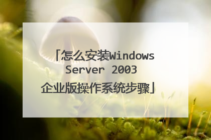 ��ô��װWindows Server 2003��ҵ�����ϵͳ����