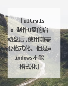 ultraiso ����U�̵������̺�,ʹ��ǰ��Ҫ��ʽ��������windows���ܸ�ʽ��