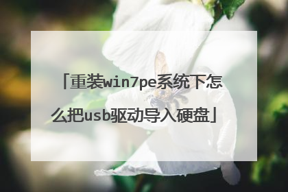 ��װwin7peϵͳ����ô��usb��������Ӳ��