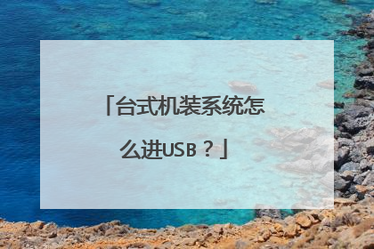 ̨ʽ��װϵͳ��ô��USB��