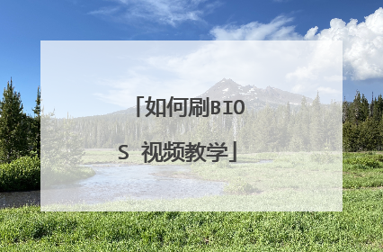 ���ˢBIOS ��Ƶ��ѧ