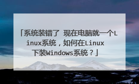 ϵͳװ���� ���ڵ��Ծ�һ��Linuxϵͳ�������Linux��װWindowsϵͳ��