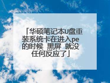 ��˶�ʼǱ�U����װϵͳ���ڽ���pe��ʱ�� ���� ��û�κη�Ӧ��