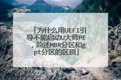 Ϊʲô��UEFI������������U��ʦPE������MBR������gpt����������