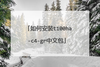 ��ΰ�װt100ha-c4-gr���İ�