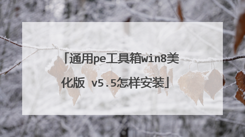 ͨ��pe������win8������ v5.5������װ