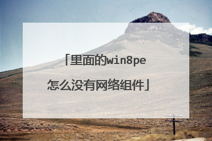 �����win8pe��ôû���������