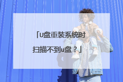 U����װϵͳʱɨ�費��u�̣�