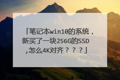 �ʼǱ�win10��ϵͳ��������һ��256G��SSD,��ô4K���룿����