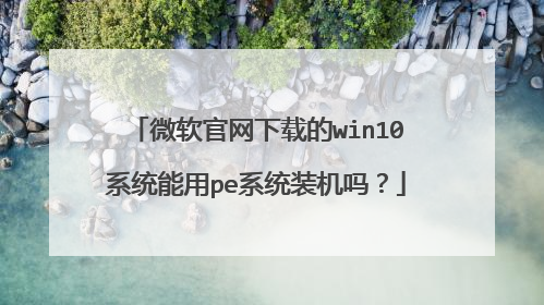 ΢���������ص�win10ϵͳ����peϵͳװ����