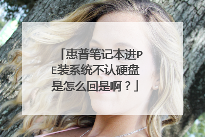 ���ձʼǱ���PEװϵͳ����Ӳ������ô���ǰ���