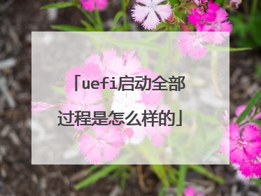 uefi启动全部过程是怎么样的