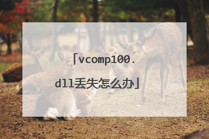 vcomp100.dll��ʧ��ô��