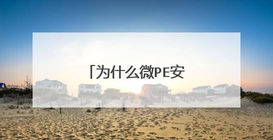 Ϊʲô΢PE��װʱ�ϲ���U��