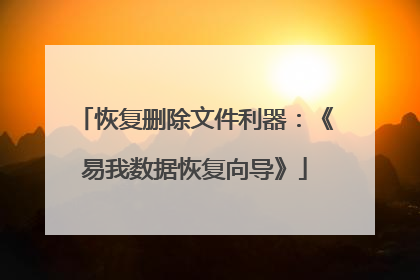 �ָ�ɾ���ļ����������������ݻָ��򵼡�