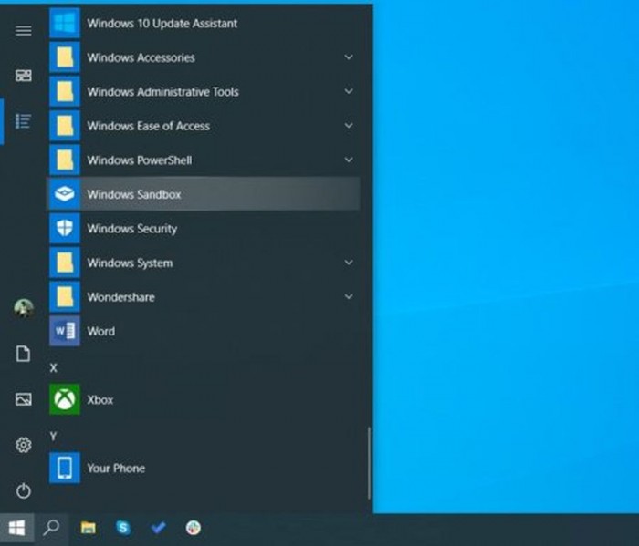 Win10系统中启用Windows Sandbox功能的方法