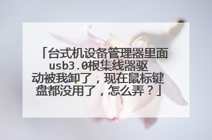 ̨ʽ���豸����������usb3.0����������������ж�ˣ����������̶�û���ˣ���ôŪ��