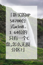 �����XPS8700̨ʽwin8.1 64λ�� ֻ��һ��C��,��ô�������?