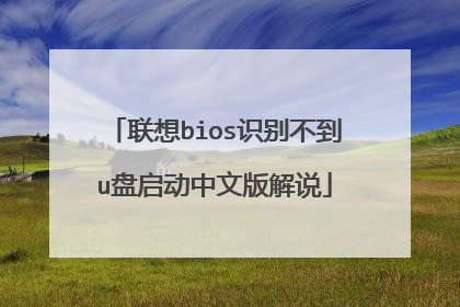 ����biosʶ�𲻵�u���������İ��˵