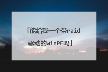 �ܸ���һ����raid������winPE��