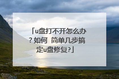 u�̴򲻿���ô�죿��� �򵥼����㶨u���޸�?