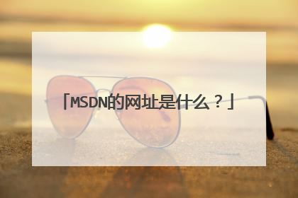 MSDN的网址是什么?