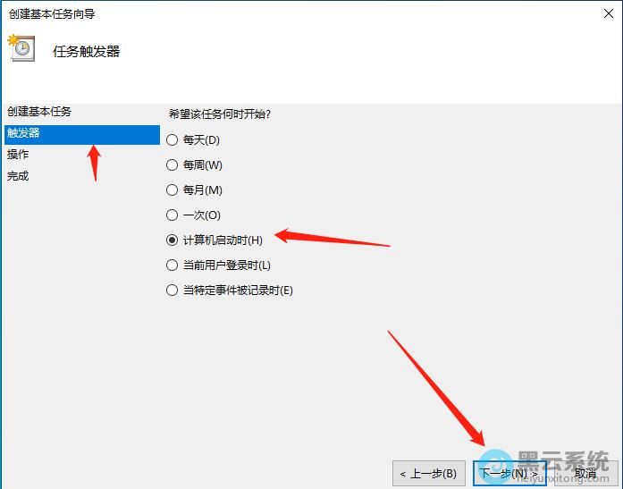 选择计算机启动时