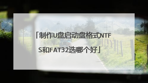 ����U�������̸�ʽNTFS��FAT32ѡ�ĸ���