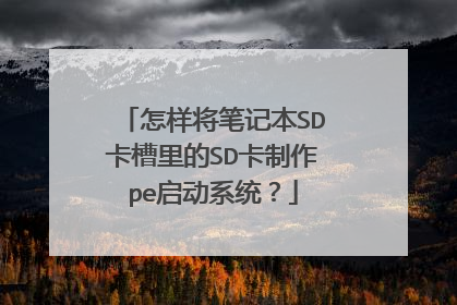 �������ʼǱ�SD�������SD������pe����ϵͳ��