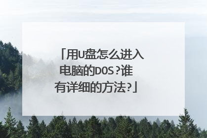 ��U����ô������Ե�DOS?˭����ϸ�ķ���?