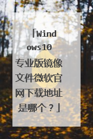 Windows10רҵ�澵���ļ�΢���������ص�ַ���ĸ���