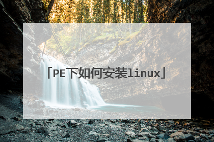 PE����ΰ�װlinux