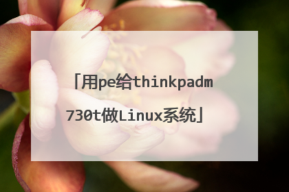 ��pe��thinkpadm730t��Linuxϵͳ