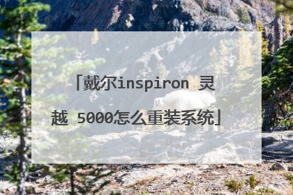 ����inspiron ��Խ 5000��ô��װϵͳ