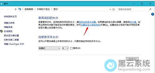 设定自定等级放缩