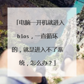 ����һ�����ͽ���bios��һֱѭ���ģ����ǽ��벻��ϵͳ����ô�죿