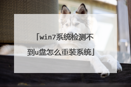 win7ϵͳ��ⲻ��u����ô��װϵͳ