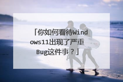 ����ο���Windows11����������Bug����£�