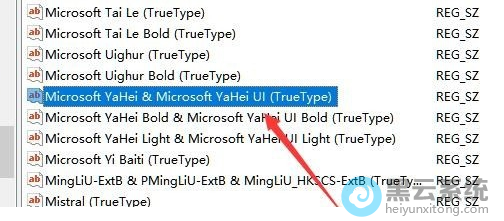 改为你所需的字体