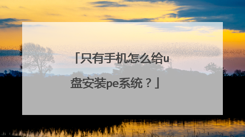 ֻ���ֻ���ô��u�̰�װpeϵͳ��