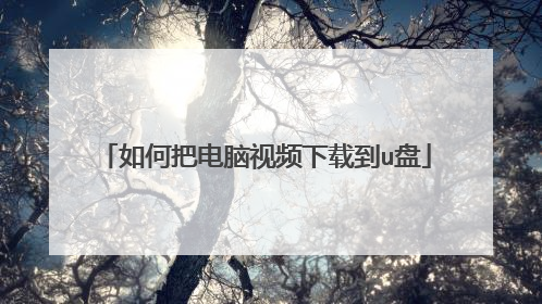 ��ΰѵ�����Ƶ���ص�u��