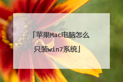 ƻ��Mac������ôֻװwin7ϵͳ