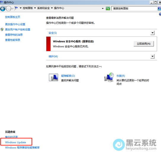 ���Windows updateѡ��