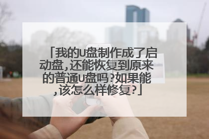 �ҵ�U����������������,���ָܻ���ԭ������ͨU����?�����,����ô���޸�?