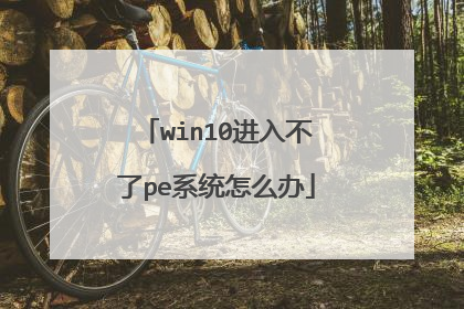 win10���벻��peϵͳ��ô��