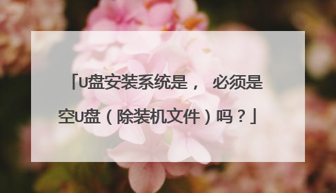 U�̰�װϵͳ�ǣ� �����ǿ�U�̣���װ���ļ�����